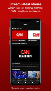 اسکرین شات برنامه CNN: Breaking US & World News 3