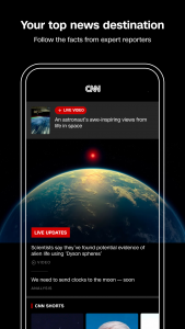 اسکرین شات 1 برنامه CNN: Live & Breaking News