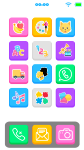 اسکرین شات 1 بازی Phone For Kids
