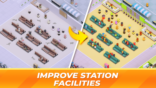 اسکرین شات 4 بازی Idle Bus Station - Tycoon Game