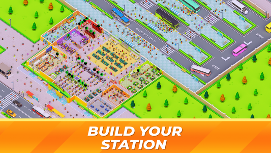 اسکرین شات بازی Idle Bus Station - Tycoon Game 2