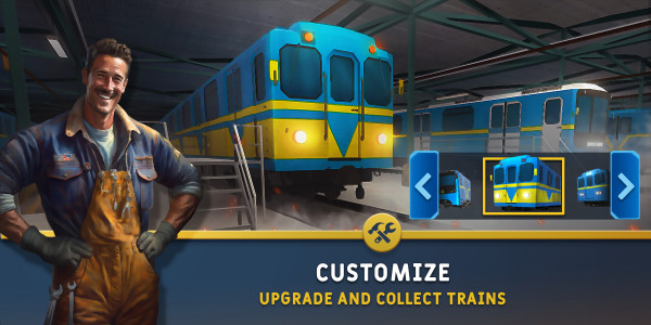 اسکرین شات بازی Train Simulator: subway, metro 1