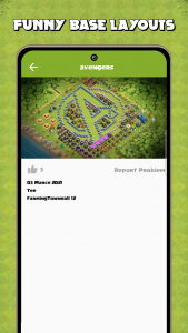 اسکرین شات برنامه Map Layout for COC 6