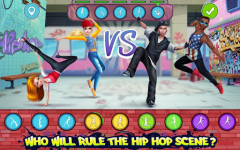 اسکرین شات بازی Hip Hop Battle - Girls vs. Boys Dance Clash 1