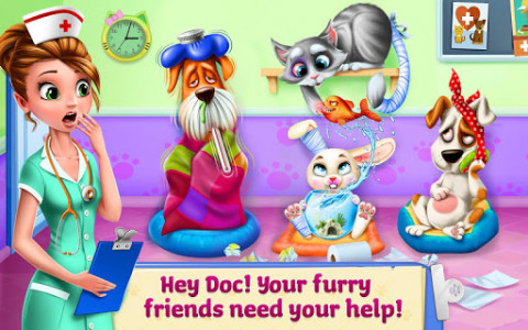 اسکرین شات بازی Doctor Fluff Pet Vet 5