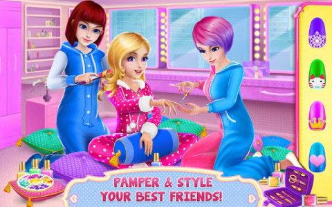 اسکرین شات بازی Girls PJ Party - Spa & Fun 1