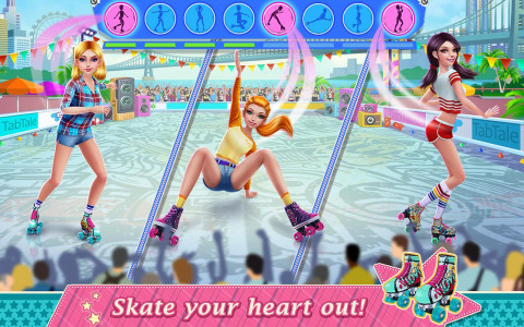 اسکرین شات بازی Roller Skating Girls 2