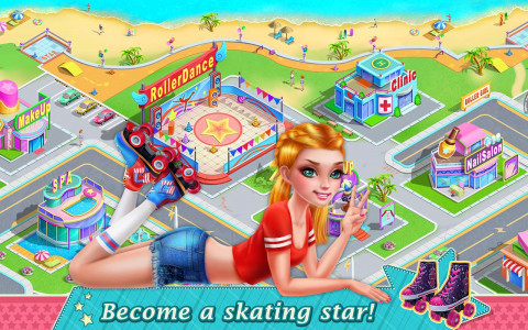 اسکرین شات بازی Roller Skating Girls 5