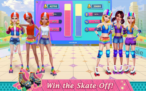 اسکرین شات بازی Roller Skating Girls 4