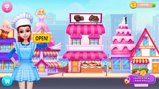 اسکرین شات بازی My Bakery Empire: Bake a Cake 2