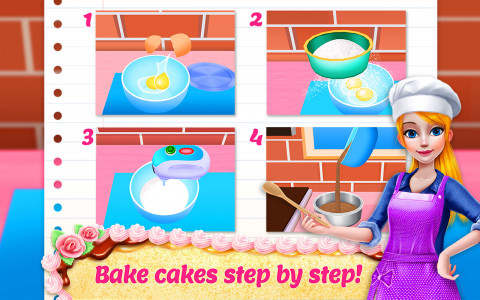 اسکرین شات بازی My Bakery Empire: Bake a Cake 1