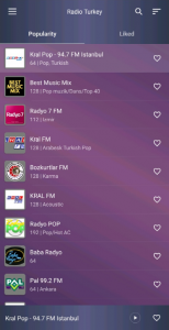 اسکرین شات برنامه Radio Türkiye - Radio Turkey 2