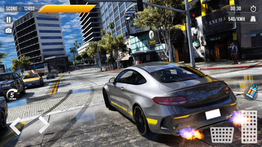 اسکرین شات بازی Open World Car Driving Sim 5