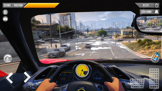 اسکرین شات بازی Open World Car Driving Sim 1