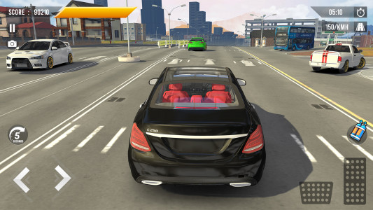 اسکرین شات بازی Open World Car Driving Sim 4