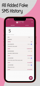 اسکرین شات برنامه Fake SMS - Fake Text Message 4