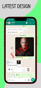 اسکرین شات 2 برنامه Fake WhatPrank Chat Maker