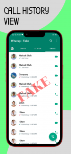 اسکرین شات 5 برنامه Fake WhatPrank Chat Maker
