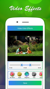 اسکرین شات 3 برنامه Color Video Effects, Add Music