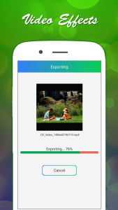اسکرین شات 6 برنامه Color Video Effects, Add Music