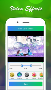 اسکرین شات 4 برنامه Color Video Effects, Add Music