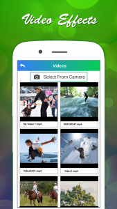 اسکرین شات 2 برنامه Color Video Effects, Add Music