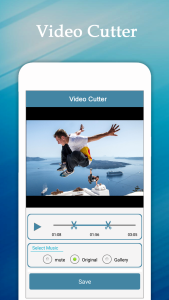 اسکرین شات 2 برنامه Trim Video, Add Audio To Video