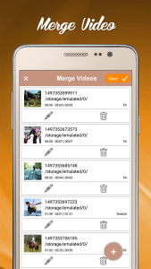 اسکرین شات برنامه Merge Videos, Video Joiner 4