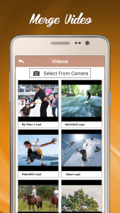 اسکرین شات 2 برنامه Merge Videos, Video Joiner