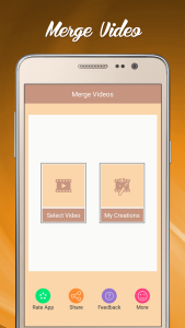 اسکرین شات 1 برنامه Merge Videos, Video Joiner