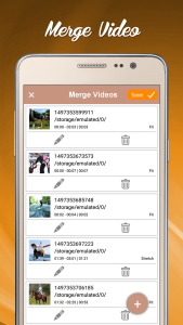 اسکرین شات 4 برنامه Merge Videos, Video Joiner
