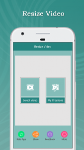 اسکرین شات برنامه Resize Video 1