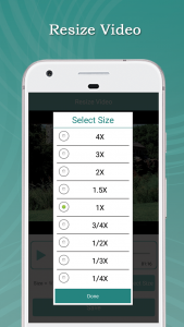 اسکرین شات برنامه Resize Video 3