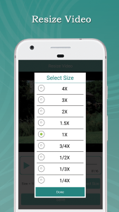 اسکرین شات 3 برنامه Resize Video