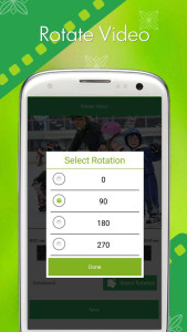 اسکرین شات 4 برنامه Rotate Video, Cut Video