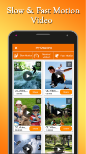اسکرین شات 6 برنامه Fast & Slow Motion Video