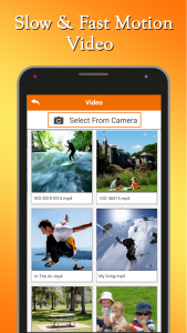اسکرین شات 2 برنامه Fast & Slow Motion Video