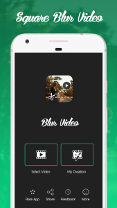 اسکرین شات 1 برنامه Blur Video, Blur Square Video,
