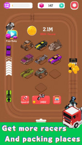 اسکرین شات بازی Merge Car Racer - Idle Rally Empire 4