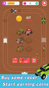 اسکرین شات بازی Merge Car Racer - Idle Rally Empire 2