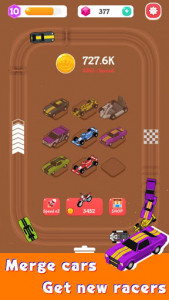 اسکرین شات بازی Merge Car Racer - Idle Rally Empire 3