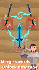اسکرین شات بازی Merge Sword - Idle Blacksmith Master 1