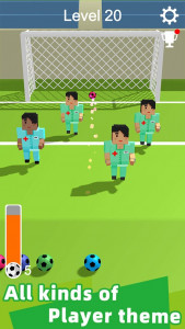 اسکرین شات بازی Straight Strike - 3D soccer shot game 7