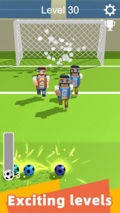 اسکرین شات بازی Straight Strike - 3D soccer shot game 4