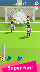 اسکرین شات بازی Straight Strike - 3D soccer shot game 5