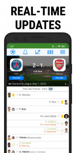اسکرین شات 2 برنامه Football Live Scores