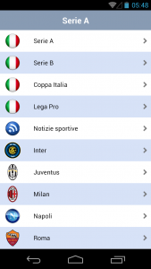 اسکرین شات 1 برنامه Serie A