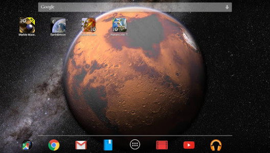 اسکرین شات برنامه Mars in HD Gyro 3D Free 5