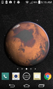 اسکرین شات برنامه Mars in HD Gyro 3D Free 1