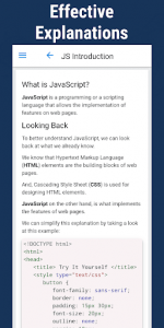 اسکرین شات برنامه Learn JavaScript 3